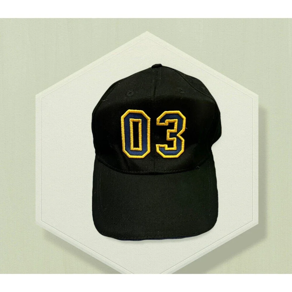Disney Kids Mickey Mouse Black Cotton Hat with Embroidered Logo